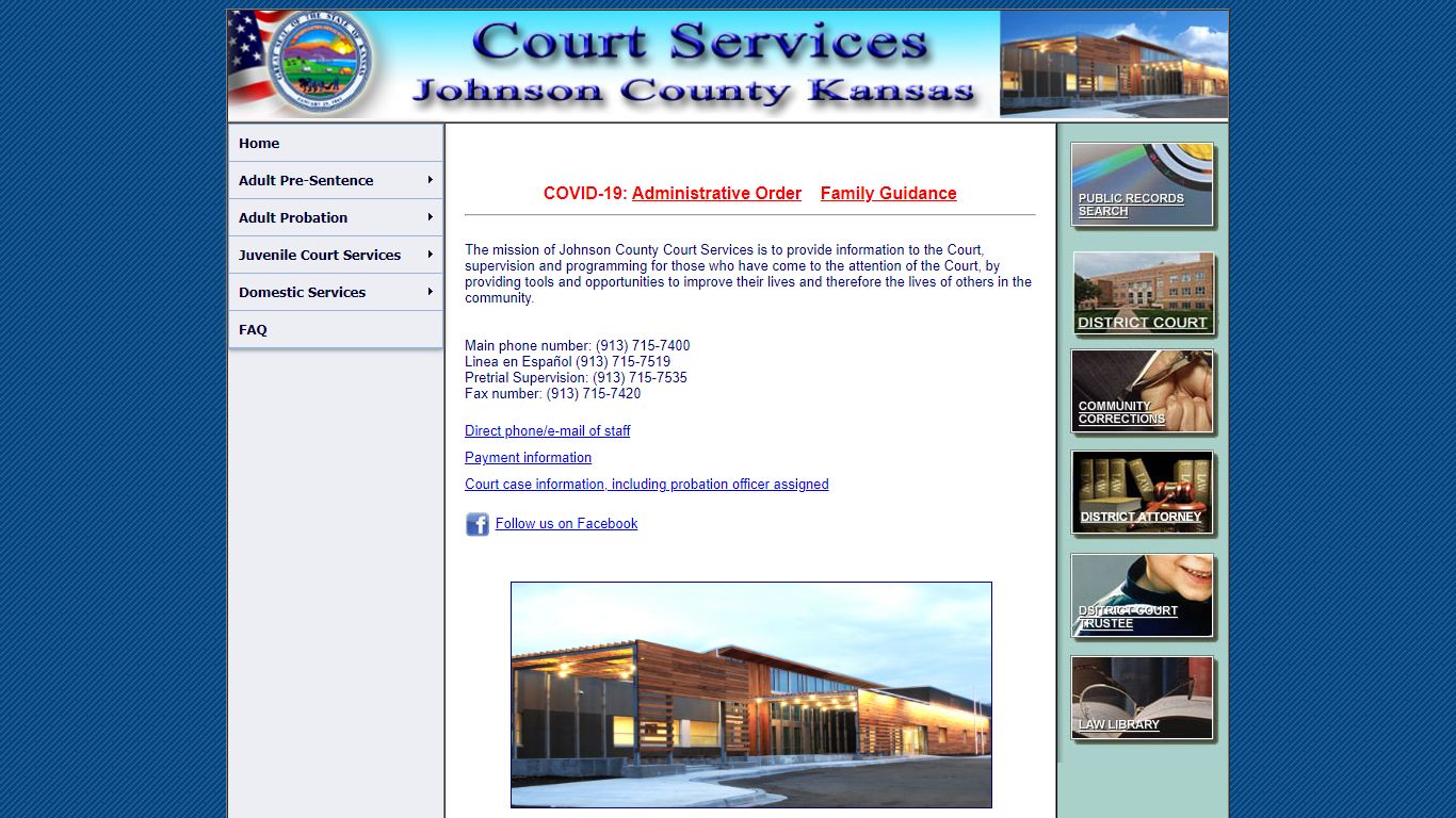 Court Services Building - Johnson County, Kansas